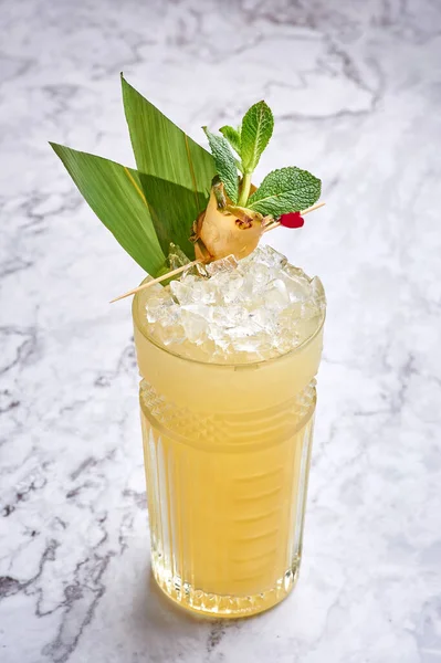 Mai Tai Κλασικό Αλκοόλ Μακρύ Ποτό Hawaiian Κοκτέιλ Mai Tai — Φωτογραφία Αρχείου