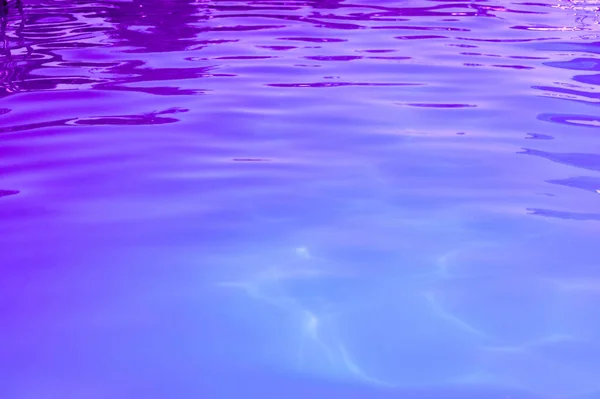 Ultraviolet Water Pool Sea Waves Sunlight Glares Surface Abstract Background — 图库照片