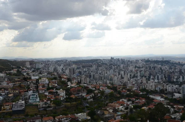 Landschap Van Stad Belo Horizonte Staat Minas Gerais Brazilië Een — Stockfoto