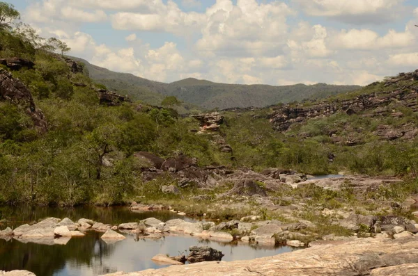 Río Vista Parque Estatal Río Preto Minas Gerais Cachoeira Semper — Foto de Stock
