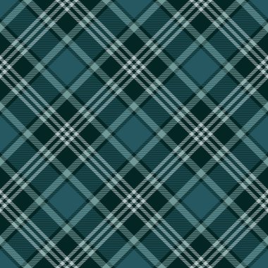 Kusursuz koyu yeşil çizgili ekose desenli. Damalı kumaş dokusu arka planı. Vektör düz resimleme.