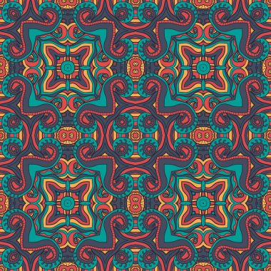 Soyut renksiz, pürüzsüz desen. El çizimi karalamalar: spiraller ve kıvrımlar. Kaleydoskopun etkisi. Vektör illüstrasyonu.