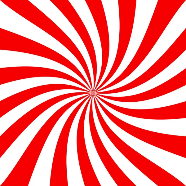 Espiral Psicodélica Con Rayos Arremolinados Radiales Efecto Cómico Torbellino Ilustración — Vector de stock