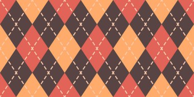 Elmaslarla kusursuz desen. Ekose arka plan, örgü süveter. vektör renk çizimi.