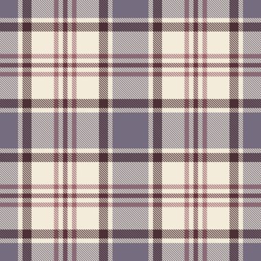 Kusursuz açık ekose desenli. Damalı kumaş dokusu arka planı. Vektör düz resimleme.