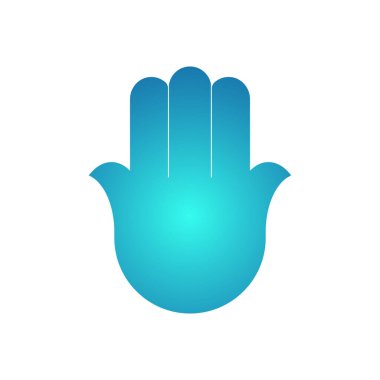 Hamsa Simgesi. Özet geç. Popüler Arapça ve Musevi tılsımı. Vektör çizimi. Mistik, simya, okült konsept. Astroloji, ezoterik, din.