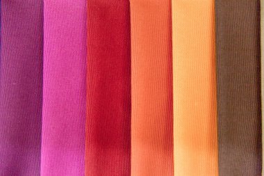 Kumaş ve tekstil bir dükkan ya da mağaza rulo