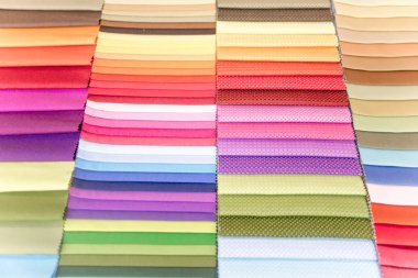 Kumaş ve tekstil bir dükkan ya da mağaza rulo