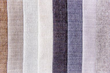 Kumaş ve tekstil bir dükkan ya da mağaza rulo