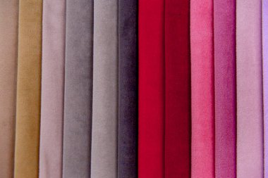 Kumaş ve tekstil bir dükkan ya da mağaza rulo