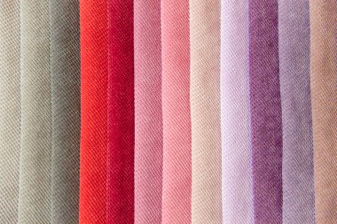 Kumaş ve tekstil bir dükkan ya da mağaza rulo