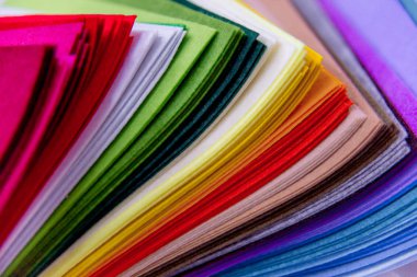 Kumaş ve tekstil bir dükkan ya da mağaza rulo