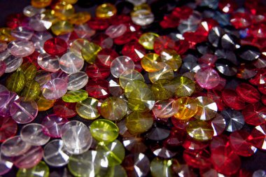 Dikiş ve örgü aletleri ve aksesuarları ile arka plan