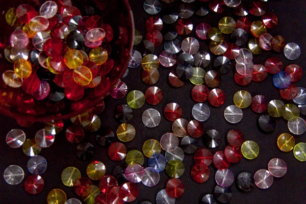 Dikiş ve örgü aletleri ve aksesuarları ile arka plan