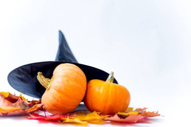 Cadılar Bayramı - jack o fener gözler önüne dekoratif Turuncu kabak