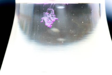 bir damla su dökme boya