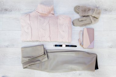 Moda Kış coats bir giysi raf astı