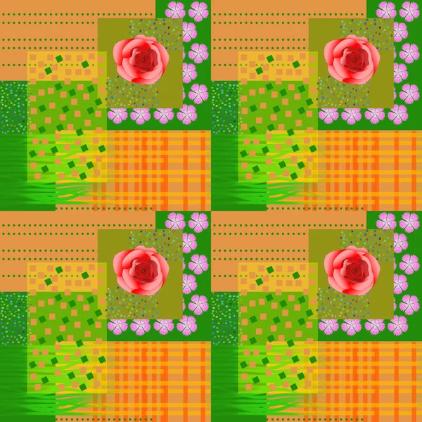 Set of seamless patchwork patterns for fabric, backgrounds, albums, household items — Stock Image Set Seamless Patchwork Patterns Fabric Backgrounds Albums Household Items Royalty Free Stock Photos