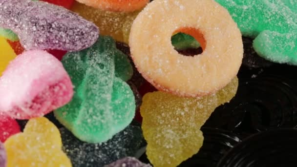 Słodkie Cukierki Lukrecja — Wideo stockowe