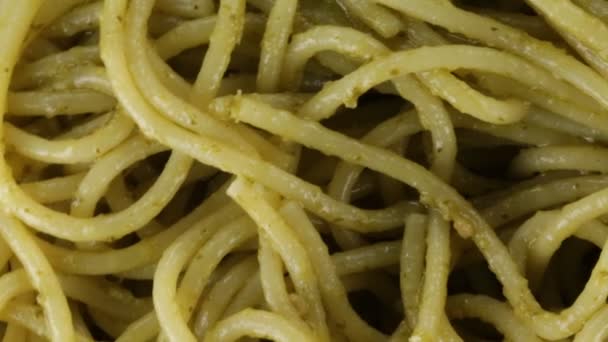Spaghetti Pesto Bio — Video Stock