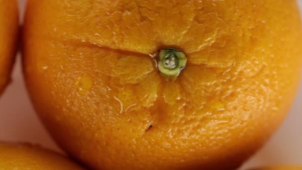 Біологічні Апельсини Соку — стокове відео