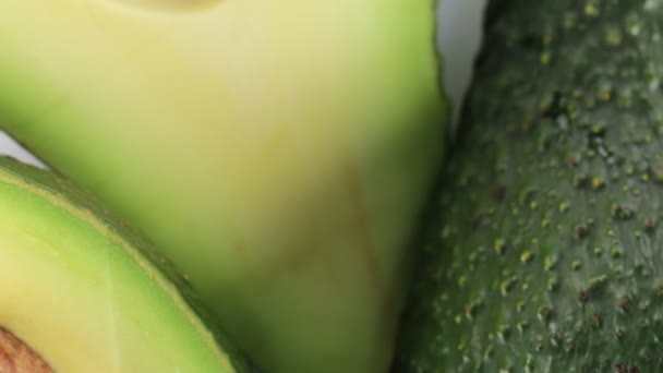 Egzotik Avokado Meyve Sezonu — Stok video