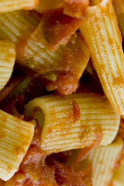 Rigatoni sos bio içeren
