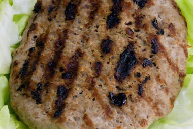 Izgara Hamburger yemek et