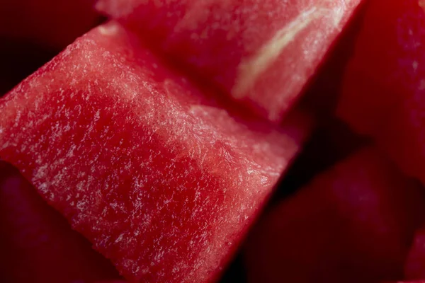 Cut Watermelon Pieces — Stock Photo, Image