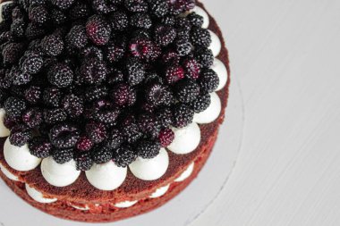 açık arkaplanda pasta yakın plan