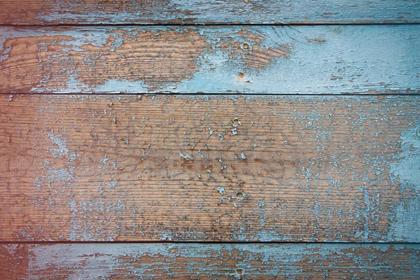 Fundo de madeira natural azul com tinta dourada — Fotografia de Stock