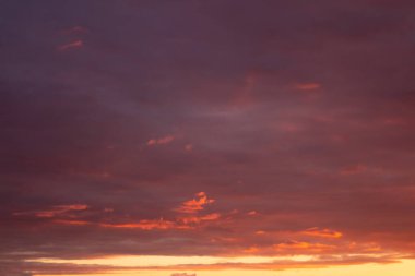  Gün batımında gökyüzü, doğal arka plan