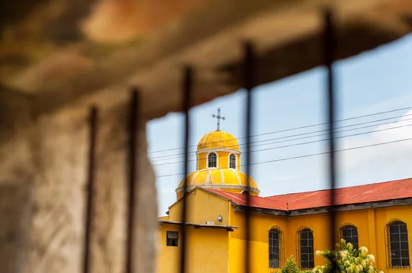 Sacatepquez Guatemala 'daki Santa Lucia Kilisesi