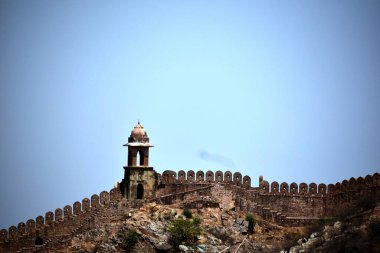 Jaipur 'daki antik kaleler. Rajputana tarihi.