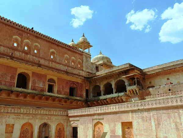 Antike Festungen Jaipur Rajputana Geschichte — Stockfoto