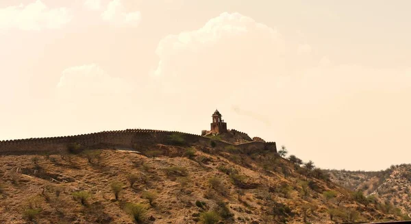 Antichi Forti Jaipur Storia Del Rajputana — Foto Stock