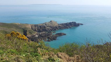 Jerbourg, Güney Sahili Kayalıkları, St Martins, Guernsey Kanal Adaları