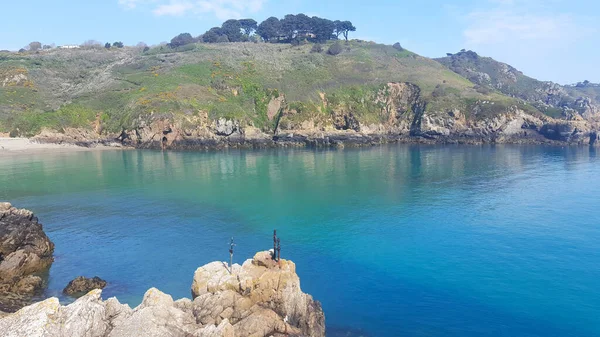 Saints Bay Harbour Martins Guernsey Kanaaleilanden — Stockfoto