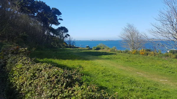 Portelet Headland Westküste Torteval Kanalinseln Von Guernsey — Stockfoto