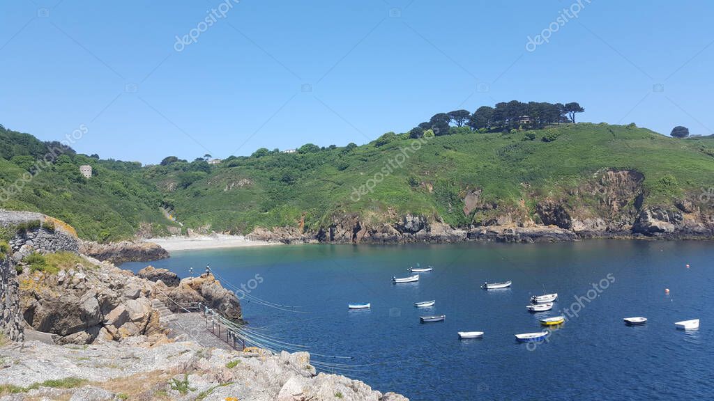 Puerto de la Bahía de los Santos, St Martins, Islas del Canal de