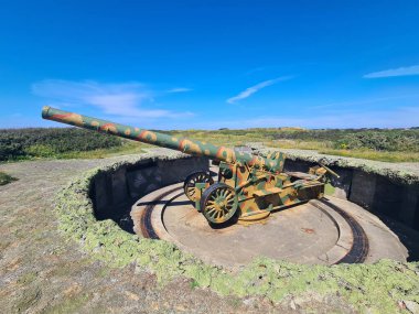 Pleinmont Batterie Dollman, Torteval, Guernsey Kanal Adaları