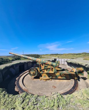 Pleinmont Batterie Dollman, Torteval, Guernsey Kanal Adaları