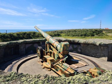 Pleinmont Batterie Dollman, Torteval, Guernsey Kanal Adaları