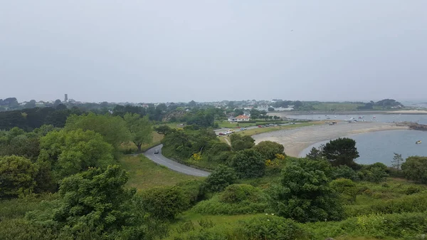 Bahía Burdeos Vale Islas Del Canal Guernsey — Foto de Stock