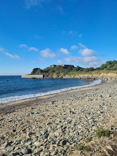 Hafen Von Bordeaux Schloss Vale Kanalinseln Von Guernsey — Stockfoto