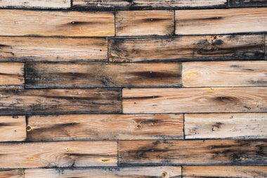 Arka plan olarak kullanılan eski, grunge ahşap paneller