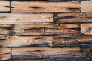 Arka plan olarak kullanılan eski, grunge ahşap paneller