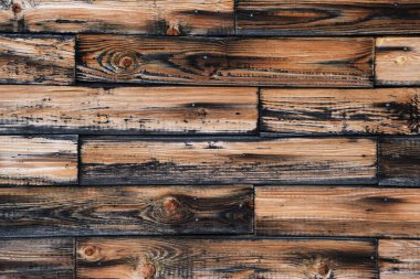 Arka plan olarak kullanılan eski, grunge ahşap paneller