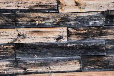 Arka plan olarak kullanılan eski, grunge ahşap paneller