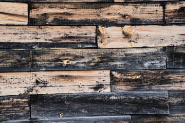 Arka plan olarak kullanılan eski, grunge ahşap paneller